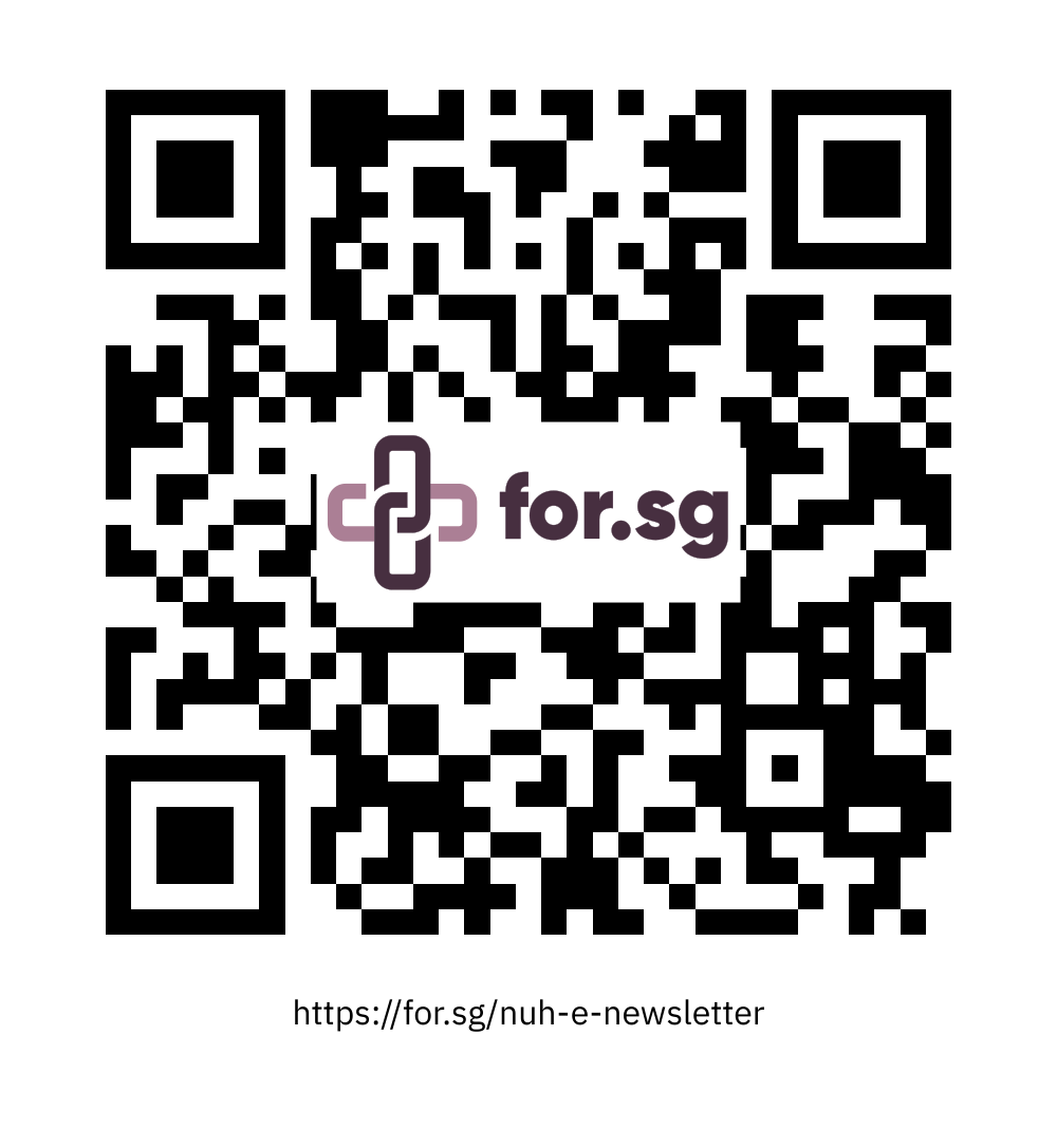 QR Code: https://for.sg/nuh-e-newsletter